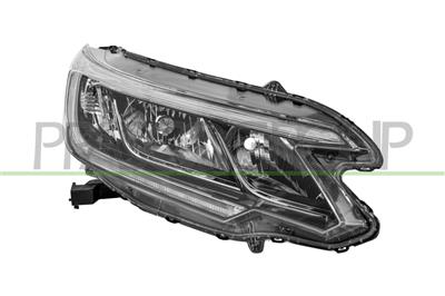 OPTICA DERECHA H11+HB3 ELECTRICA-CON MOTOR-CON LUZ DIURNA-LED