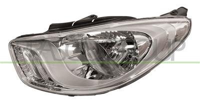 HEADLAMP LEFT H4 ELECTRIC-WITH MOTOR-CHROME