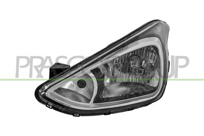 HEADLAMP LEFT H4+H7 ELECTRIC-WITH MOTOR