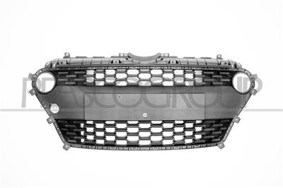 FRONT BUMPER GRILLE-CENTRE-BLACK