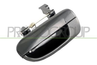 REAR DOOR HANDLE LEFT-OUTER-SMOOTH-BLACK