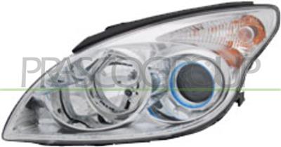 HEADLAMP LEFT H1+H7 ELECTRIC-WITHOUT MOTOR-CHROME