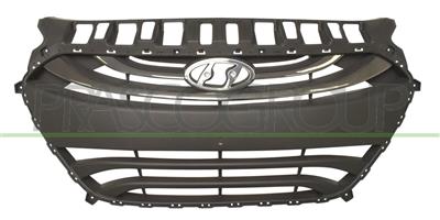 RADIATOR GRILLE-BLACK-WITH SATIN MOLDING MOD. STYLE