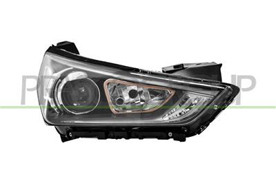 HEADLAMP RIGHT H7+HB3 ELECTRIC-WITH MOTOR-BRONZE