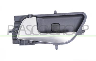 FRONT/REAR DOOR HANDLE LEFT-INNER-WITH SILVER LEVER-BLACK HOUSING