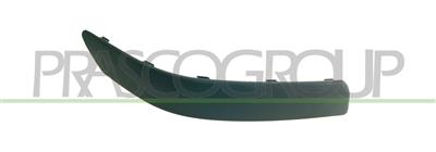 FRONT BUMPER MOLDING LEFT-BLACK