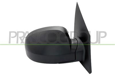 DOOR MIRROR RIGHT-ELECTRIC-BLACK-CONVEX-CHROME