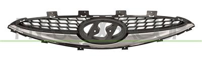 RADIATOR GRILLE-BLACK-WITH CHROME MOLDING