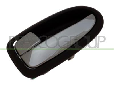 FRONT/REAR DOOR HANDLE LEFT-INNER-WITH CHROME LEVER-BLACK HOUSING