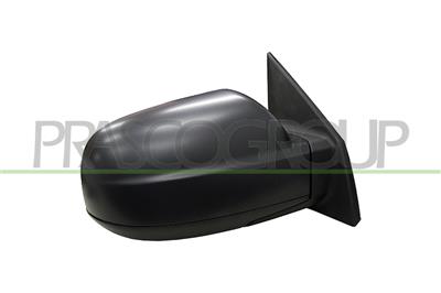 DOOR MIRROR RIGHT-ELECTRIC-BLACK-FOLDABLE-CONVEX-CHROME