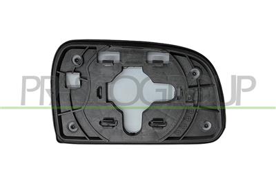 MIRROR GLASS BASE LEFT-HEATED-CONVEX-CHROME