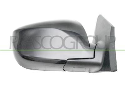 DOOR MIRROR RIGHT-ELECTRIC-BLACK-HEATED-CONVEX-CHROME