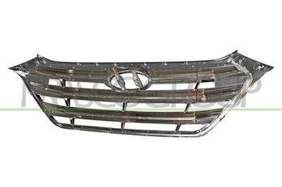 GRILLE CALANDRE NOIRE AVEC MOULURE CHROMEE'