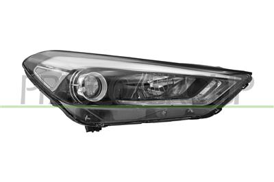 PROIETTORE DESTRO H7+H7-ELETTRICO-CON MOTORE-LED
