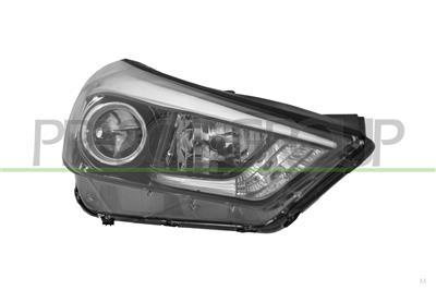 HEADLAMP RIGHT H7+H7 ELECTRIC-WITH MOTOR-WITH LED
