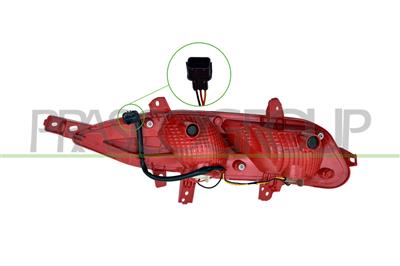 REAR BUMPER FOG LAMP LEFT-WITH BULB HOLDER-WITH CABLES