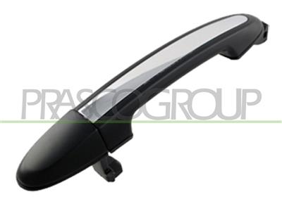 REAR DOOR HANDLE RIGHT-OUTER-PRIMED-WITH CHROME TRIM