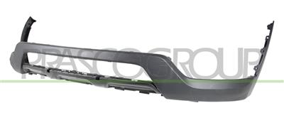 FRONT BUMPER SPOILER-BLACK-TEXTURED FINISH-WITH CUTTING MARKS FOR PARK ASSIST