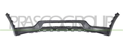 FRONT BUMPER SPOILER-BLACK-TEXTURED FINISH-WITH CUTTING MARKS FOR PARK ASSIST