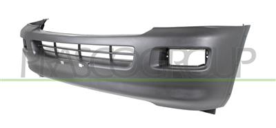 FRONT BUMPER-BLACK-WITH WING EXTENSION HOLES MOD. 4WD