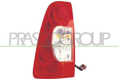 TAIL LAMP LEFT-WITHOUT BULB HOLDER RED/CLEAR