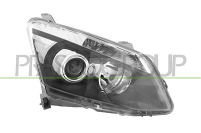 SCHEINWERFER RECHTS H11+HB3-MIT LWR-OHNE MOTOR-SCHWARZ