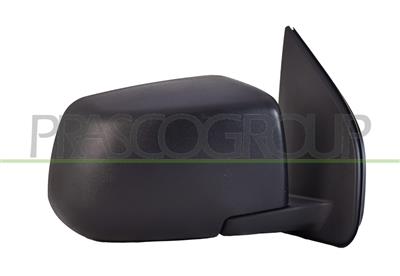 DOOR MIRROR RIGHT-MANUAL BLACK-CONVEX-CHROME