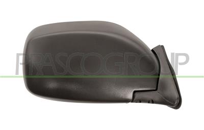 DOOR MIRROR RIGHT-MANUAL-BLACK-CONVEX-CHROME
