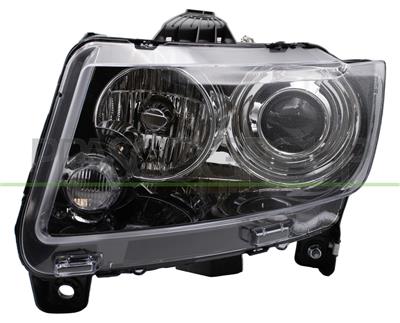 HEADLAMP LEFT H9 ELECTRIC-WITH MOTOR-BLACK