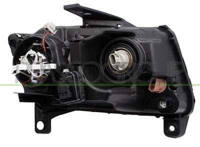 HEADLAMP LEFT H9 ELECTRIC-WITH MOTOR-BLACK