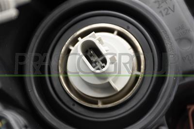HEADLAMP LEFT H9 ELECTRIC-WITH MOTOR-BLACK