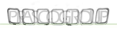 RADIATOR GRILLE MOLDINGS-CHROME (7 PCS)