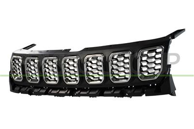 RADIATOR GRILLE-BLACK-WITH CHROME MOLDINGS