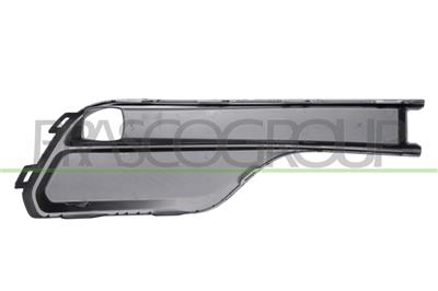 FRONT BUMPER GRILLE LEFT-BLACK-TEXTURED FINISH-WITH FOG LAMP HOLE