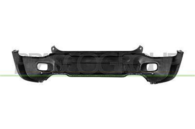REAR BUMPER-LOWER-BLACK-TEXTURED FINISH-WITH CUTTING MARKS FOR PDC MOD. LIMITED