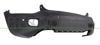 REAR BUMPER-LOWER-BLACK-TEXTURED FINISH-WITH PDC+SENSOR HOLDERS MOD. LIMITED