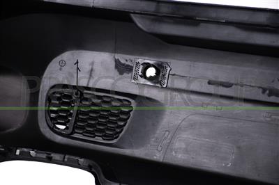 REAR BUMPER-LOWER-BLACK-TEXTURED FINISH-WITH PDC+SENSOR HOLDERS MOD. LIMITED