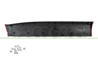 FRONT RIGHT DOOR MOLDING-BLACK-TEXTURED FINISH-WITH CLIPS-WITH BI-ADHESIVE