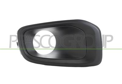 FRONT BUMPER GRILLE RIGHT-WITH FOG LAMP HOLES-BLACK