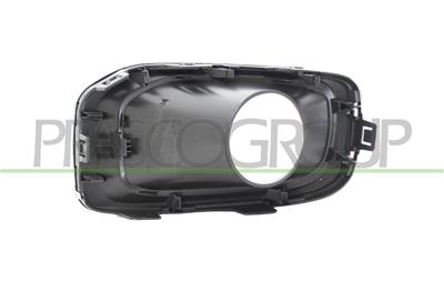 FRONT BUMPER GRILLE RIGHT-WITH FOG LAMP HOLES-BLACK