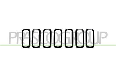 RADIATOR GRILLE MOLDINGS-ANTHRACITE-(7 PCS)