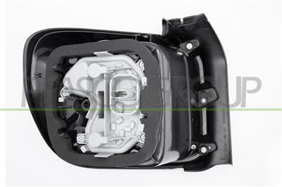 FANALE POSTERIORE DESTRO-SENZA PORTALAMPADA-CON CORNICE NERA-ARGENTO