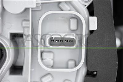 FANALE POSTERIORE DESTRO-SENZA PORTALAMPADA-CON CORNICE NERA-ARGENTO