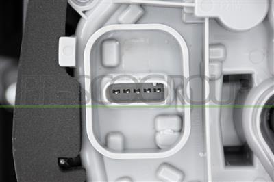 TAIL LAMP LEFT-WITHOUT BULB HOLDER-WITH BLACK/SILVER FRAME