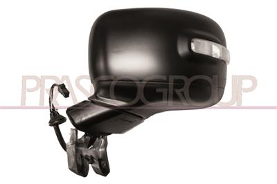 RETROVISORE SINISTRO-ELETTRICO-NERO-TERMICO-CON FANALE-ASFERICO-6 PINS