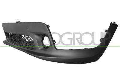 FRONT BUMPER-LOWER-BLACK-TEXTURED FINISH-WITH PDC+SENSOR HOLDERS-WITH CUTTING MARKS FOR PARK ASSIST