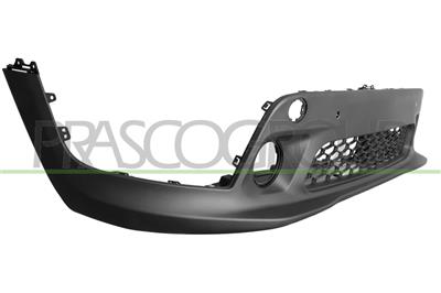 FRONT BUMPER-LOWER-BLACK-TEXTURED FINISH-WITH PDC+SENSOR HOLDERS-WITH CUTTING MARKS FOR PARK ASSIST