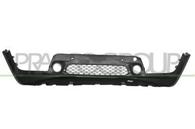 FRONT BUMPER-LOWER-BLACK-TEXTURED FINISH-WITH PDC+SENSOR HOLDERS-WITH CUTTING MARKS FOR PARK ASSIST