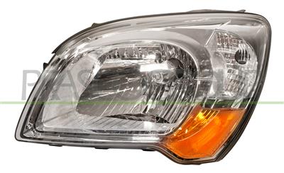 HEADLAMP LEFT H4 ELECTRIC-WITHOUT MOTOR-AMBER LAMP