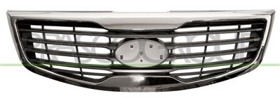 RADIATOR GRILLE-BLACK-WITH CHROME MOLDING